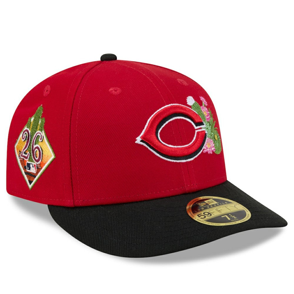 Cincinnati Reds 2026 Spring Training Low Profile 59FIFTY Fitted Hat - Red/Black | New Era