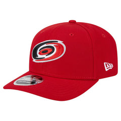 Carolina Hurricanes New Era Logo Basic 9SEVENTY Adjustable Hat Red
