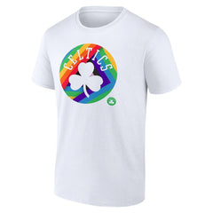 Boston Celtics Team Logo Pride T-Shirt - White outlet