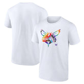 Charlotte Hornets Team Logo Pride T-Shirt - White shop