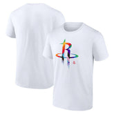 Houston Rockets Team Logo Pride T-Shirt - White online