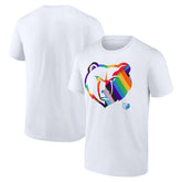 Memphis Grizzlies Team Logo Pride T-Shirt - White cheap