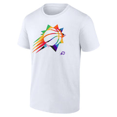 Phoenix Suns Team Logo Pride T-Shirt - White on sale
