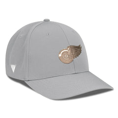 Detroit Red Wings Levelwear Rise Copper Insignia Flex Hat Gray