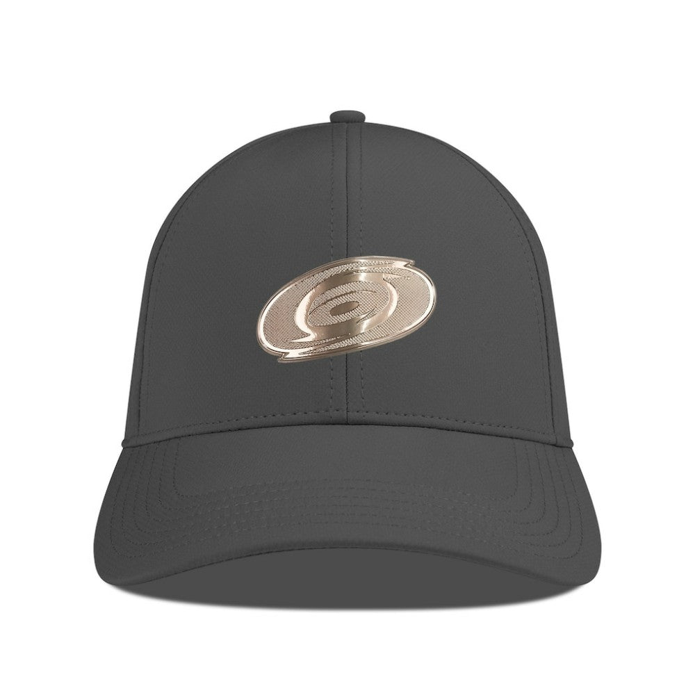 Carolina Hurricanes Levelwear Ascend Copper Insignia Vented Adjustable Hat Charcoal