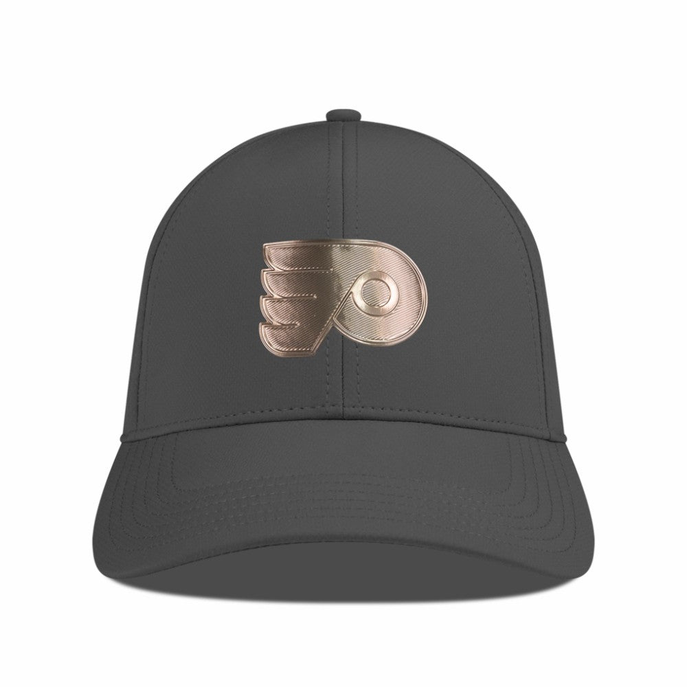 Philadelphia Flyers Levelwear Ascend Copper Insignia Vented Adjustable Hat Charcoal
