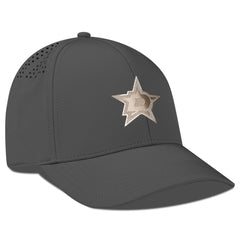 Dallas Stars Levelwear Ascend Copper Insignia Vented Adjustable Hat Charcoal