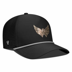 Washington Capitals Levelwear Gordon Copper Insignia Vented Adjustable Hat Black