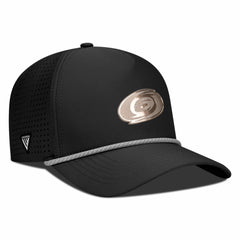 Carolina Hurricanes Levelwear Gordon Copper Insignia Vented Adjustable Hat Black