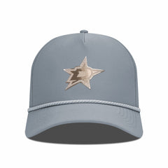 Dallas Stars Levelwear Gordon Copper Insignia Vented Adjustable Hat Gray