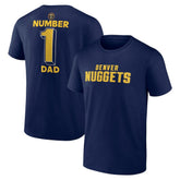 Denver Nuggets #1 Dad Jersey T-Shirt sale - Navy sale