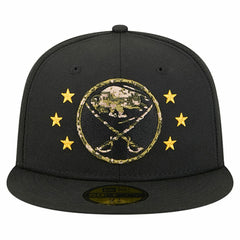 Buffalo Sabres New Era Military Appreciation Digital Camo Stars 59FIFTY Fitted Hat Black