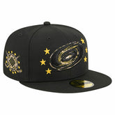 Carolina Hurricanes New Era Military Appreciation Digital Camo Stars 59FIFTY Fitted Hat Black