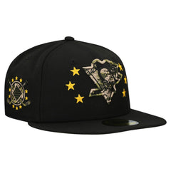 Pittsburgh Penguins New Era Military Appreciation Digital Camo Stars 59FIFTY Fitted Hat Black