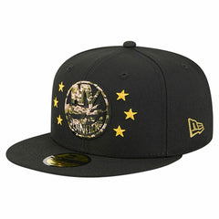 New York Islanders New Era Military Appreciation Digital Camo Stars 59FIFTY Fitted Hat Black