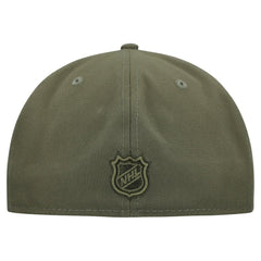 Minnesota Wild New Era Military Appreciation Flag 59FIFTY Fitted Hat Olive