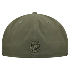 Detroit Red Wings New Era Military Appreciation Flag 59FIFTY Fitted Hat Olive