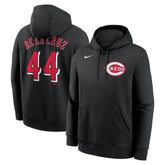 Elly De La Cruz Cincinnati Reds Player Name & Number Club Fleece Pullover Hoodie - Black | Nike