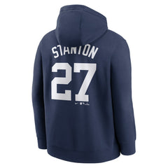 Giancarlo Stanton New York Yankees Player Name & Number Club Fleece Pullover Hoodie - Navy | Nike