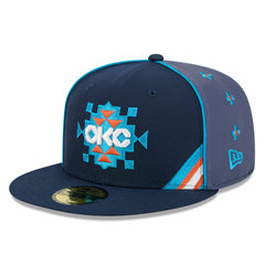 Oklahoma City Thunder 2025/26 City Edition Alternate 59FIFTY Fitted Hat - Navy | New Era outlet