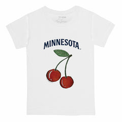 Minnesota Twins Tiny Turnip Youth Cherries T-Shirt - White