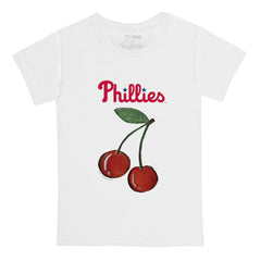 Philadelphia Phillies Tiny Turnip Youth Cherries T-Shirt - White