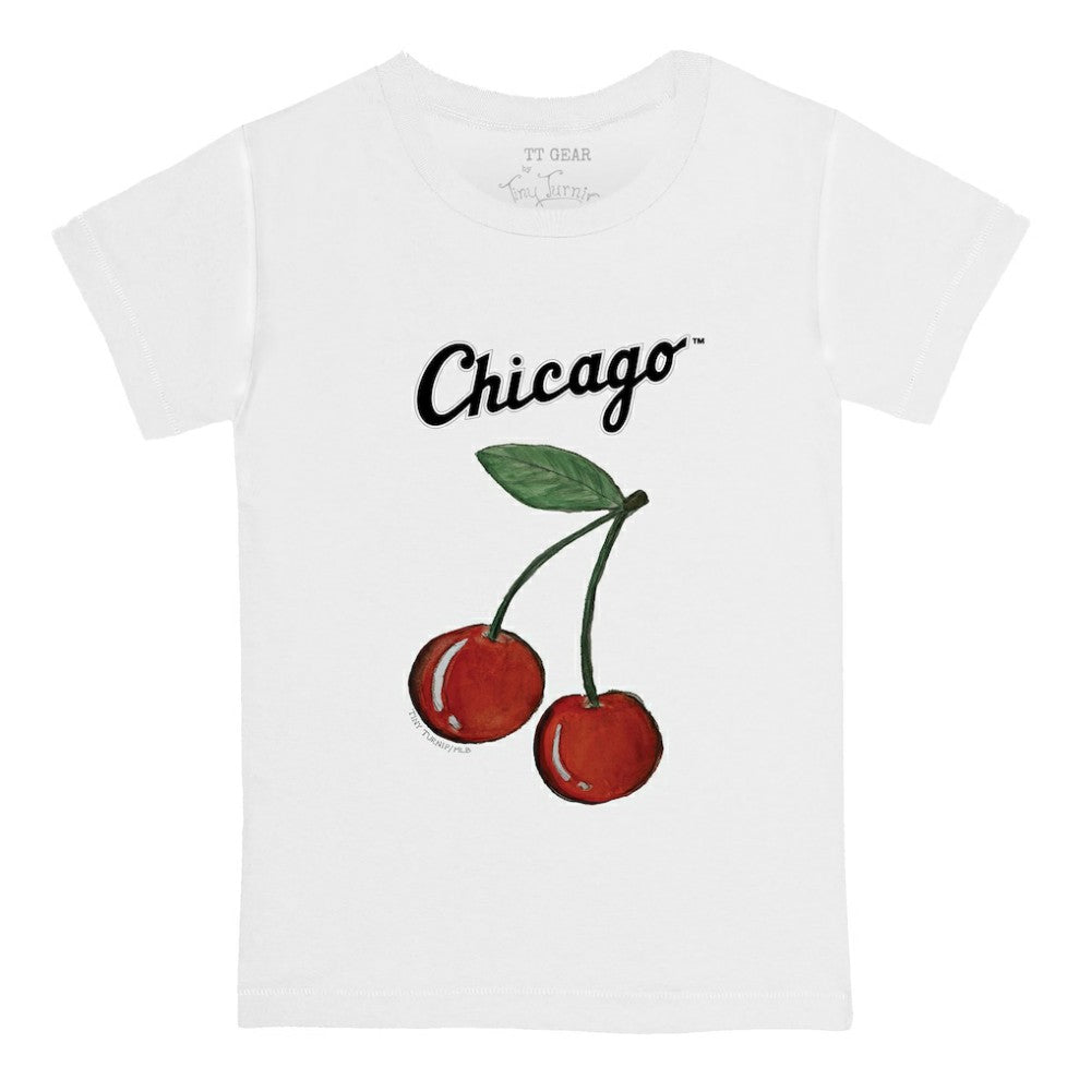 Chicago White Sox Tiny Turnip Youth Cherries T-Shirt - White