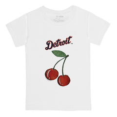 Detroit Tigers Tiny Turnip Youth Cherries T-Shirt - White