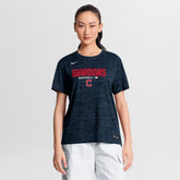 Cleveland Guardians Women's Authentic Collection Velocity Dri-FIT T-Shirt - Navy | Nike