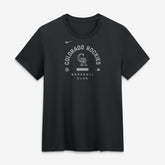 Colorado Rockies Women's Authentic Collection Early Work Tri-Blend Dri-FIT T-Shirt - Black | Nike