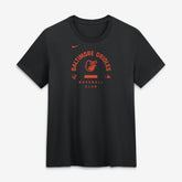 Baltimore Orioles Women's Authentic Collection Early Work Tri-Blend Dri-FIT T-Shirt - Black | Nike