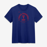 Texas Rangers Women's Authentic Collection Early Work Tri-Blend Dri-FIT T-Shirt - Royal | Nike