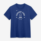 Chicago Cubs Women's Authentic Collection Early Work Tri-Blend Dri-FIT T-Shirt - Royal | Nike
