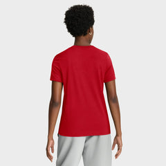 Cincinnati Reds Women's Authentic Collection Early Work Tri-Blend Dri-FIT T-Shirt - Red | Nike