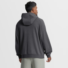 Atlanta Braves Authentic Collection Player Raglan Dri-FIT Full-Zip Hoodie - Anthracite | Nike