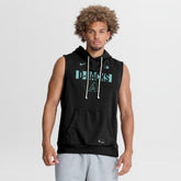 Arizona Diamondbacks Authentic Collection Standard Issue Dri-FIT Sleeveless Hoodie - Black | Nike