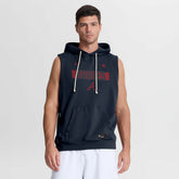 Atlanta Braves Authentic Collection Standard Issue Dri-FIT Sleeveless Hoodie - Navy | Nike