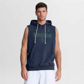 Seattle Mariners Authentic Collection Standard Issue Dri-FIT Sleeveless Hoodie - Navy | Nike