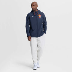 Houston Astros Authentic Collection Raglan Therma-FIT Full-Zip Hooded Jacket - Navy | Nike