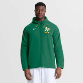 Athletics Authentic Collection Raglan Therma-FIT Full-Zip Hooded Jacket - Kelly Green | Nike