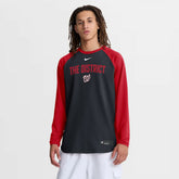 Washington Nationals Authentic Collection Raglan Dri-FIT Sweatshirt - Navy | Nike