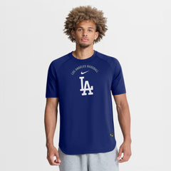 Los Angeles Dodgers Authentic Collection Batting Practice Pre-Game Raglan Dri-FIT Top - Royal | Nike