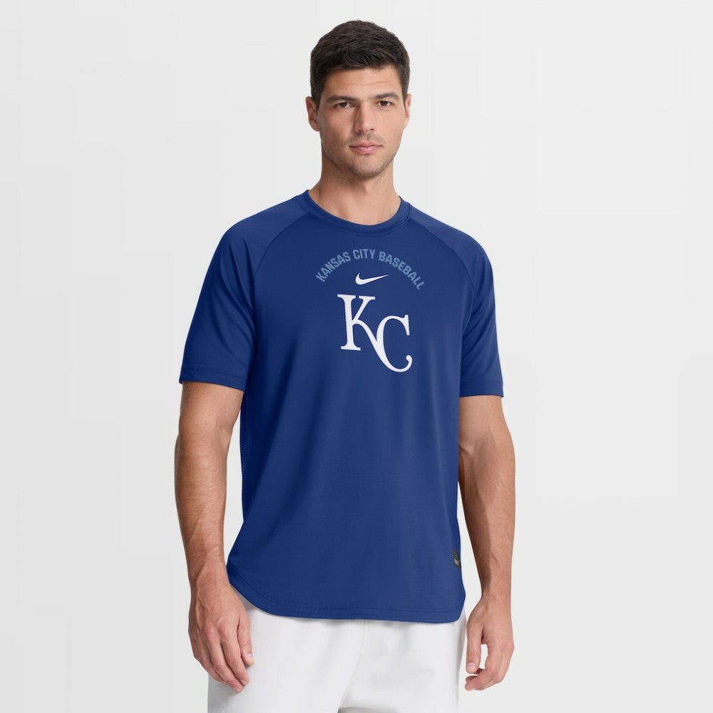 Kansas City Royals Authentic Collection Batting Practice Pre-Game Raglan Dri-FIT Top - Royal | Nike