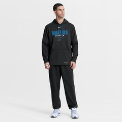 Miami Marlins Authentic Collection Therma-FIT Hoodie - Black | Nike
