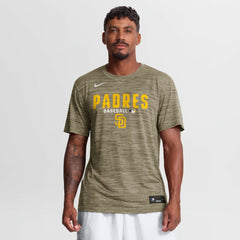 San Diego Padres Authentic Collection Velocity Dri-FIT T-Shirt - Brown | Nike