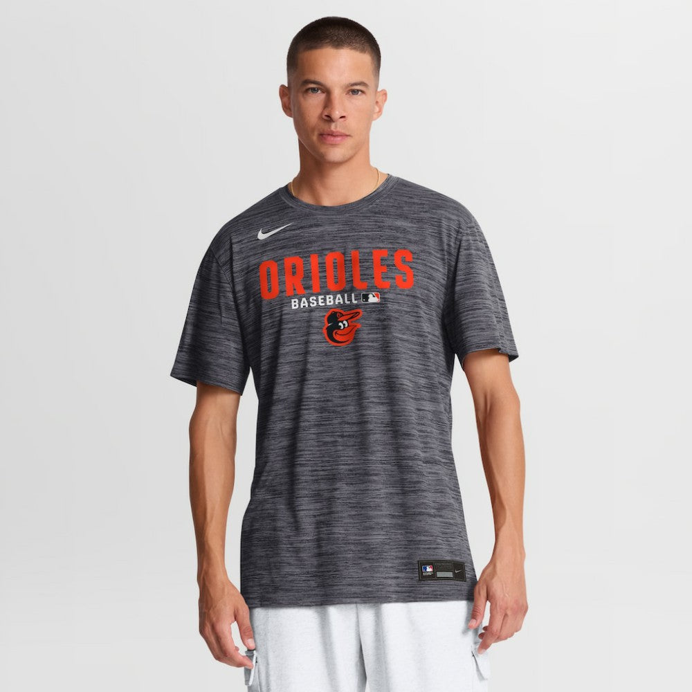 Baltimore Orioles Authentic Collection Velocity Dri-FIT T-Shirt - Black | Nike
