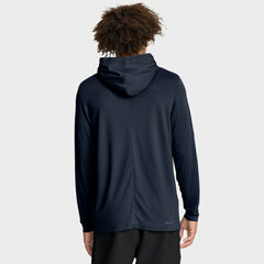 Atlanta Braves Authentic Collection Dri-FIT Long Sleeve Hooded T-Shirt - Navy | Nike