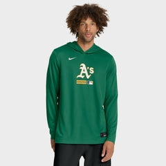 Athletics Authentic Collection Dri-FIT Long Sleeve Hooded T-Shirt - Kelly Green | Nike