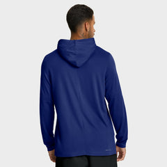 Texas Rangers Authentic Collection Dri-FIT Long Sleeve Hooded T-Shirt - Royal | Nike
