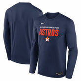 Houston Astros Authentic Collection Legend Dri-FIT Long Sleeve T-Shirt - Navy | Nike